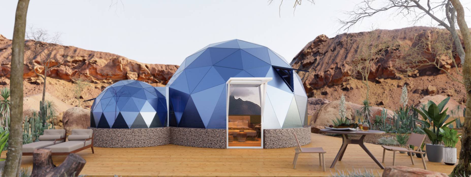 丹江口市球形智能光伏玻璃星空房